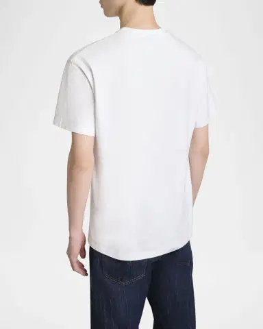 Givenchy Men's Embroidered Logo Patch Crewneck T-Shirt | Thumbnail 3