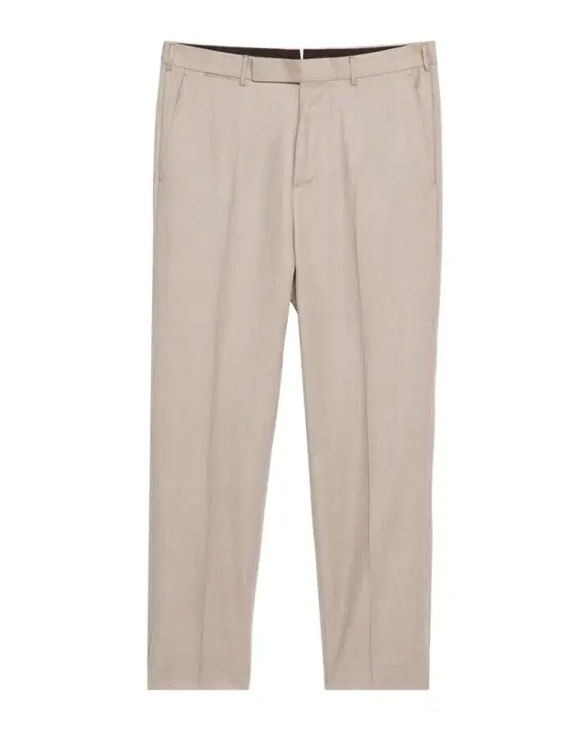 ZEGNA Men 's Cavalry Twill Sharkskin Flat-Front Trousers
