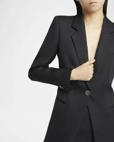 Giorgio Armani Techno Scuba One-Button Blazer | Thumbnail 5