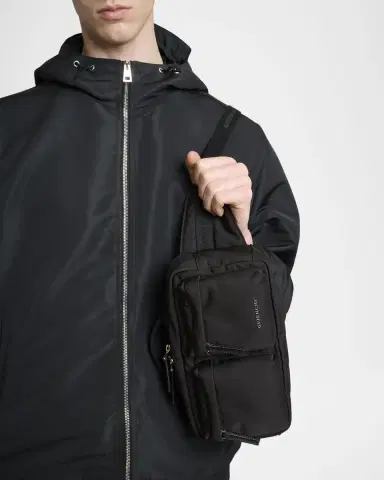 Givenchy Men's Essential U Nylon Belt Bag | Thumbnail 2