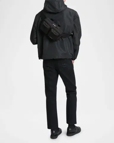 Givenchy Men's Essential U Nylon Belt Bag | Thumbnail 5