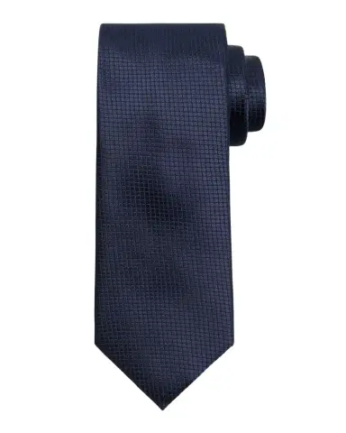ZEGNA Men's Tonal Micro-Geometric Silk Tie | Thumbnail 1