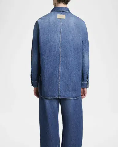 Givenchy Men's Denim Overshirt | Thumbnail 3