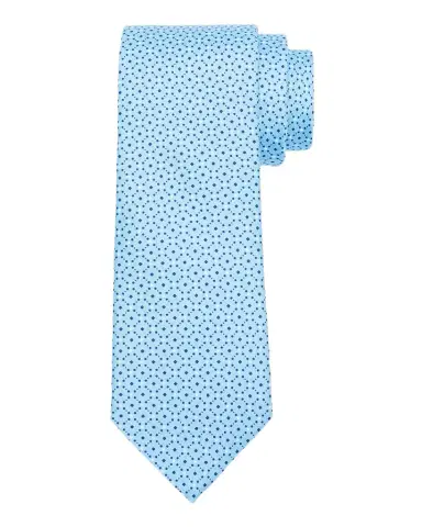 ZEGNA Men's Lattice-Print Silk Tie | Thumbnail 1