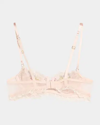 Lise Charmel Libertine en Fleurs Embroidered Tulle Demi Bra | Thumbnail 2