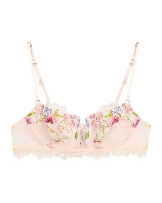 Lise Charmel Libertine en Fleurs Embroidered Tulle Demi Bra