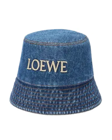 Loewe x Paula's Ibiza Logo Denim Bucket Hat | Thumbnail 1