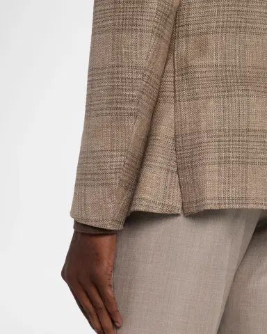 Zegna Men's Winter Crossover Large Plaid Sport Coat | Thumbnail 8