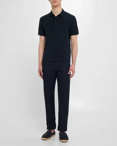 rag & bone Men's Tech Stretch Pique Polo Shirt | Thumbnail 2