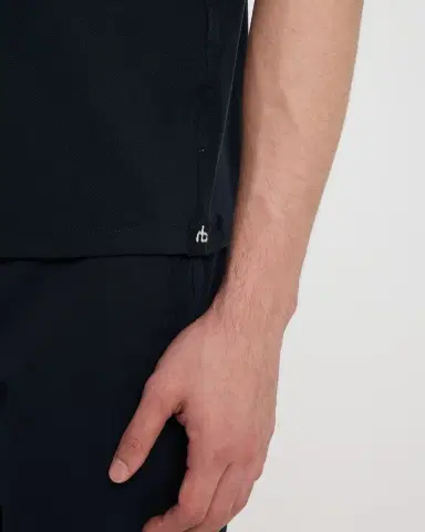 rag & bone Men's Tech Stretch Pique Polo Shirt | Thumbnail 5