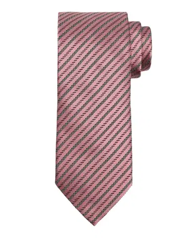 Zegna Men's Satin Diagonal Stripe Silk Tie | Thumbnail 1 Zegna Men's Satin Diagonal Stripe Silk Tie | Thumbnail 1
