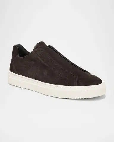 Vince Men's Lakewood Suede Low-Top Sneakers | Thumbnail 2 Vince Men's Lakewood Suede Low-Top Sneakers | Thumbnail 2