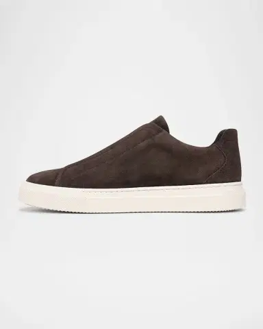 Vince Men's Lakewood Suede Low-Top Sneakers | Thumbnail 4 Vince Men's Lakewood Suede Low-Top Sneakers | Thumbnail 4