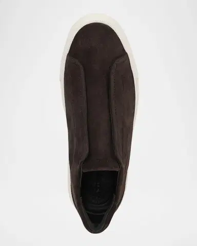 Vince Men's Lakewood Suede Low-Top Sneakers | Thumbnail 5 Vince Men's Lakewood Suede Low-Top Sneakers | Thumbnail 5