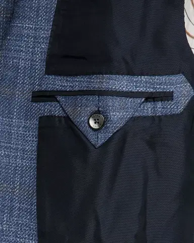 Zegna Men's Melange Windowpane Winter Crossover Sport Coat | Thumbnail 6