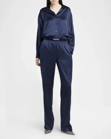 Tom Ford Button-Down Silk Shirt | Thumbnail 2