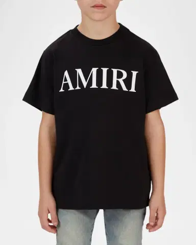 Amiri Boy 's Core Contrast Logo-Print T-Shirt, Size 4-12 | Thumbnail 2
