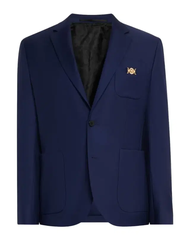 Men 's Wool Single-Breasted Blazer