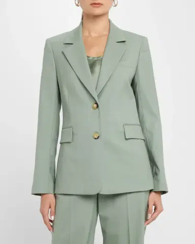 ARGENT Two-Button Seasonless Wool Blazer | Thumbnail 4