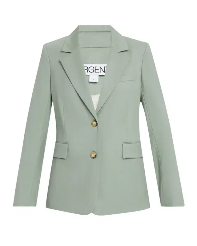 ARGENT Two-Button Seasonless Wool Blazer
