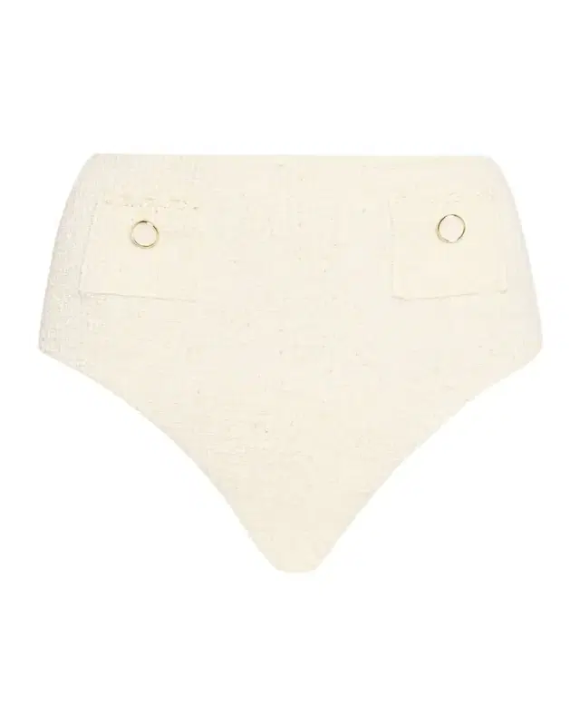 SIMKHAI Diana High-Waist Bikini Bottoms