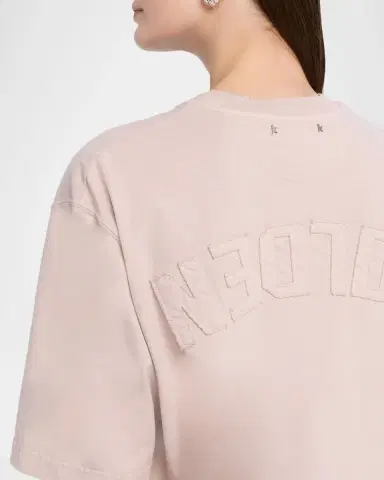 Golden Goose Reverse Logo Cotton Crewneck T-Shirt | Thumbnail 5 Golden Goose Reverse Logo Cotton Crewneck T-Shirt | Thumbnail 5