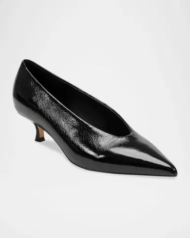 Marc Fisher LTD Cecile Leather Pumps | Thumbnail 2