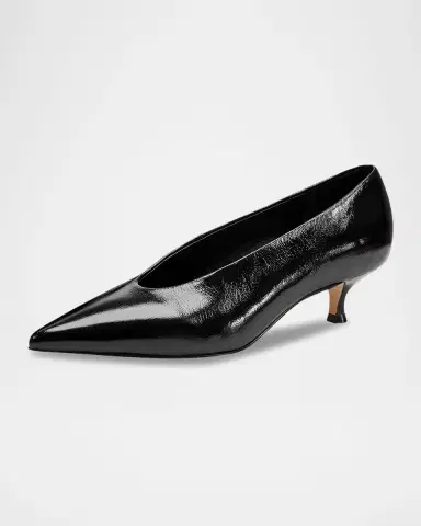 Marc Fisher LTD Cecile Leather Pumps | Thumbnail 3