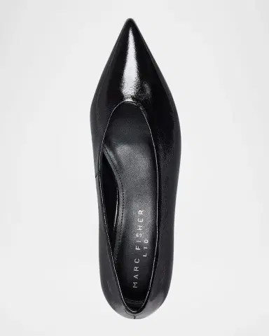 Marc Fisher LTD Cecile Leather Pumps | Thumbnail 4
