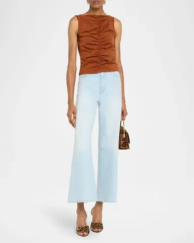 FRAME Le Palazzo Crop Jeans | Thumbnail 2 FRAME Le Palazzo Crop Jeans | Thumbnail 2