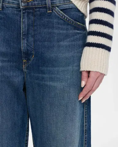 Nili Lotan Tribeca Barrel-Leg Jeans | Thumbnail 5