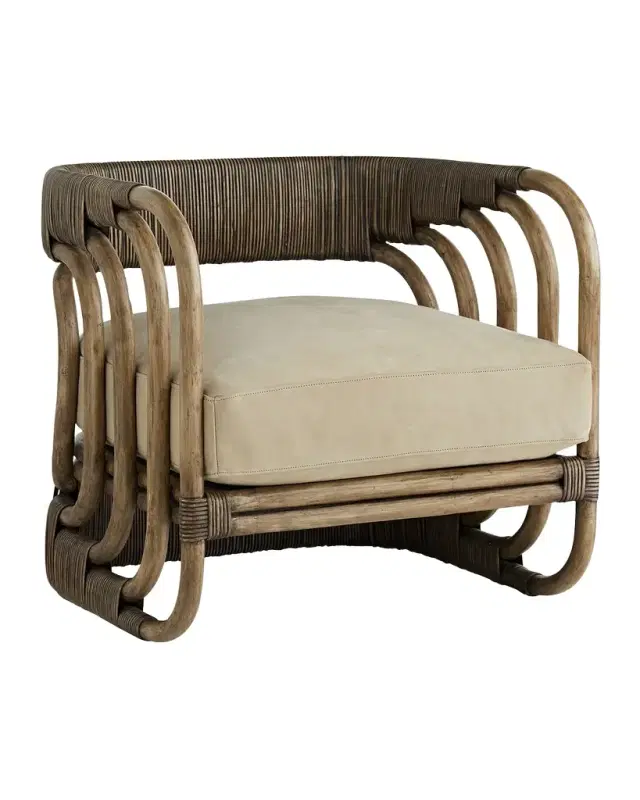 Arteriors Hamza Leather Chair