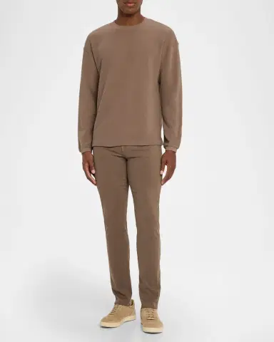Frame Men's Cotton Waffle Textured Long-Sleeve T-Shirt | Thumbnail 2