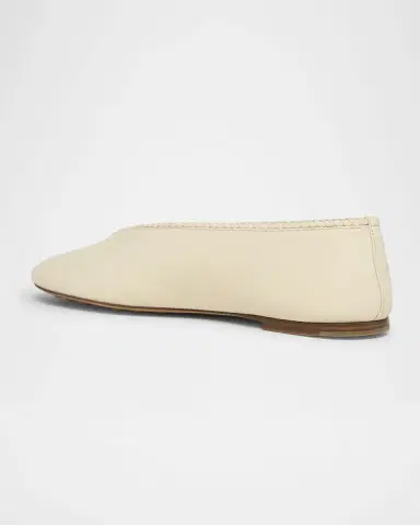 Bottega Veneta Lagoon Nappa Leather Ballerina Flats | Thumbnail 4