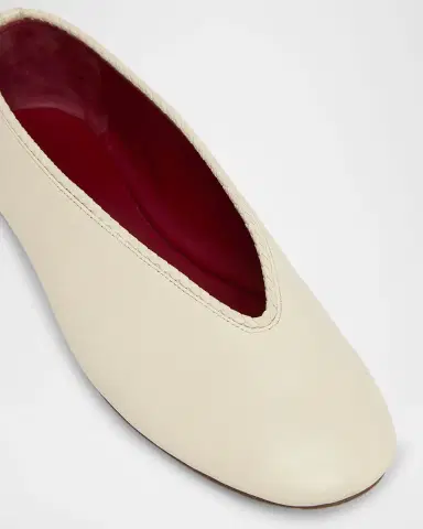 Bottega Veneta Lagoon Nappa Leather Ballerina Flats | Thumbnail 5