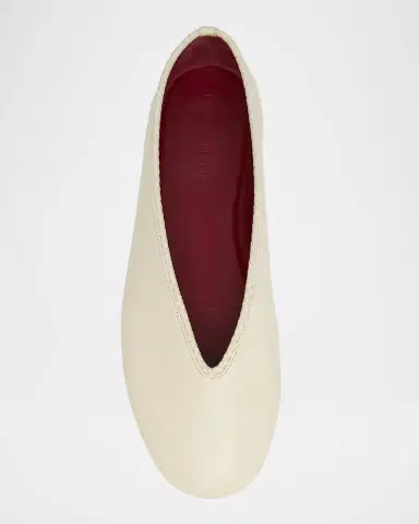 Bottega Veneta Lagoon Nappa Leather Ballerina Flats | Thumbnail 6