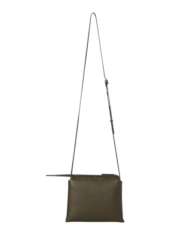 Mini Nu Twin Crossbody Bag in Deer Leather