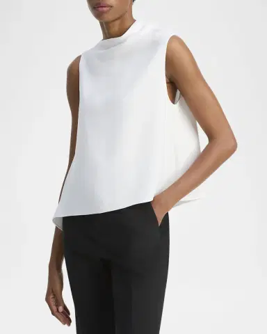 Vince Draped Asymmetric Top | Thumbnail 4