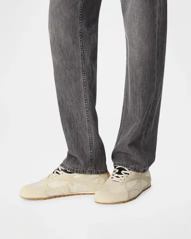 Bottega Veneta Men's Orbit Flash Nylon and Suede Low-Top Sneakers | Thumbnail 2 Bottega Veneta Men's Orbit Flash Nylon and Suede Low-Top Sneakers | Thumbnail 2