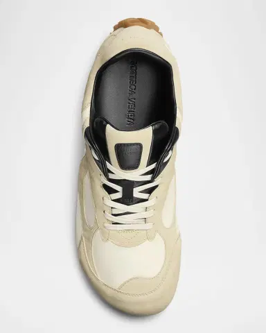 Bottega Veneta Men's Orbit Flash Nylon and Suede Low-Top Sneakers | Thumbnail 5 Bottega Veneta Men's Orbit Flash Nylon and Suede Low-Top Sneakers | Thumbnail 5