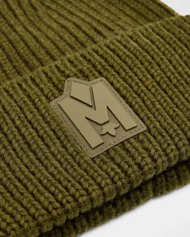 Mackage Men's M-Logo Patch Beanie Hat | Thumbnail 2 Mackage Men's M-Logo Patch Beanie Hat | Thumbnail 2