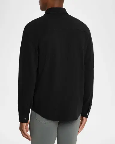 Frame Men's Cotton Waffle Texture Button-Down Shirt | Thumbnail 3