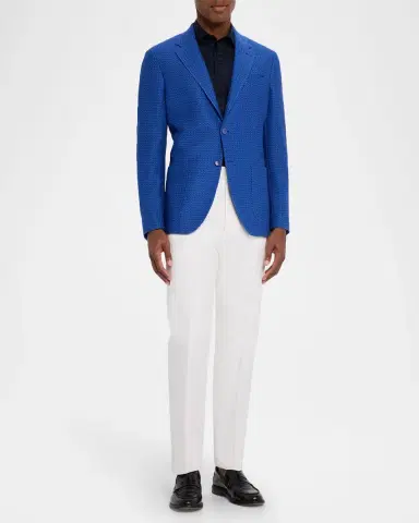 Etro Men's Cotton Jacquard Two-Button Sport Coat | Thumbnail 2