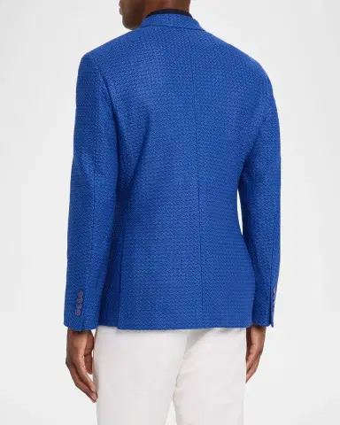 Etro Men's Cotton Jacquard Two-Button Sport Coat | Thumbnail 3