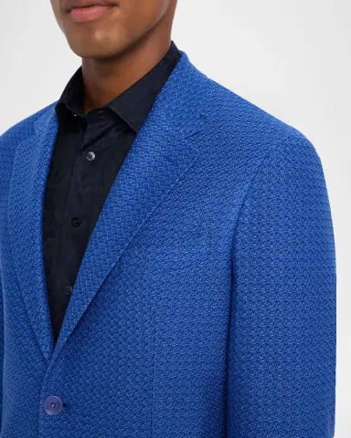 Etro Men's Cotton Jacquard Two-Button Sport Coat | Thumbnail 5