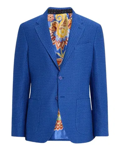 Etro Men's Cotton Jacquard Two-Button Sport Coat | Thumbnail 1
