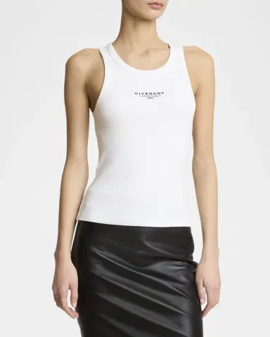Givenchy Archive Logo Stamp Print Tank Top | Thumbnail 4