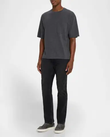 Frame Men's Pique Relaxed-Fit Pocket T-Shirt | Thumbnail 2