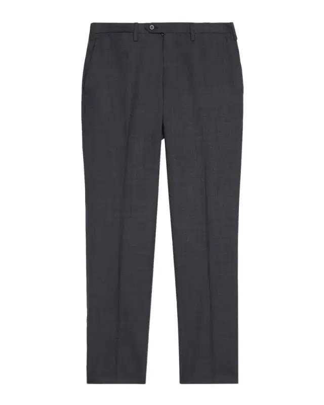 Kiton Men 's Wool Twill Flat-Front Trousers