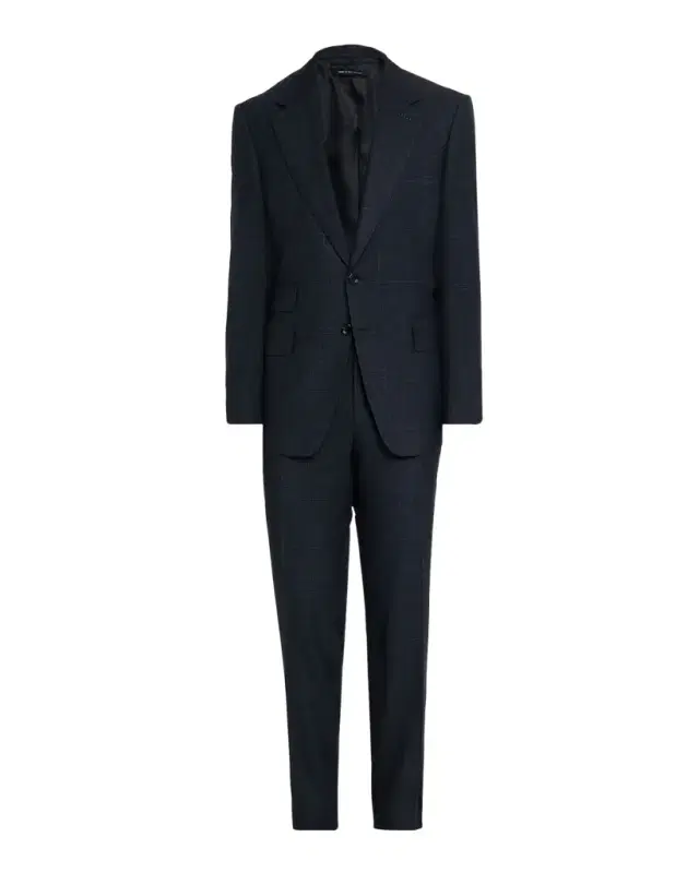 TOM FORD Men 's Shelton Check Hopsack Suit